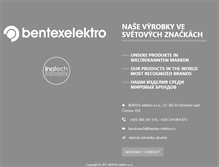 Tablet Screenshot of bentex-elektro.cz